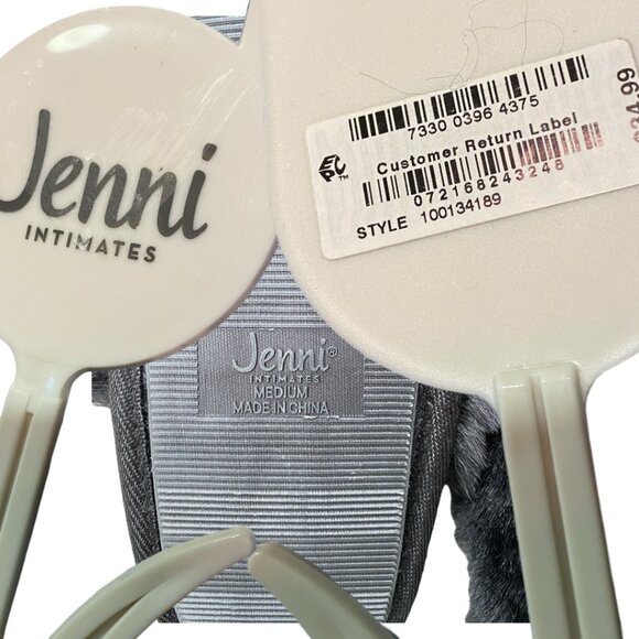 Jenni Intimates Faux Fur Slippers NWT - Picture 5 of 5